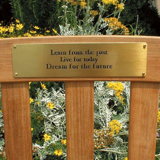 Wood-Mounted Brass Plaque